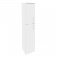 Onix Шкаф высокий узкий левый O.SU-1.8 (L) Белый Бриллиант 400*420*1977