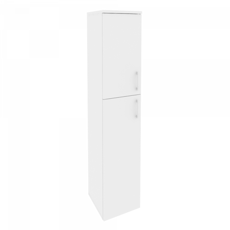 Onix Шкаф высокий узкий левый O.SU-1.8 (L) Белый Бриллиант 400*420*1977