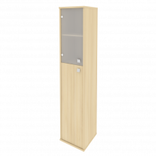 Style Шкаф высокий узкий левый Л.СУ-1.7 (L) Акация Лорка 412*410*1980