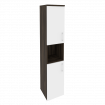 Onix Шкаф высокий узкий левый O.SU-1.5 (L) Дуб Мали/Белый Бриллиант 400*420*1977