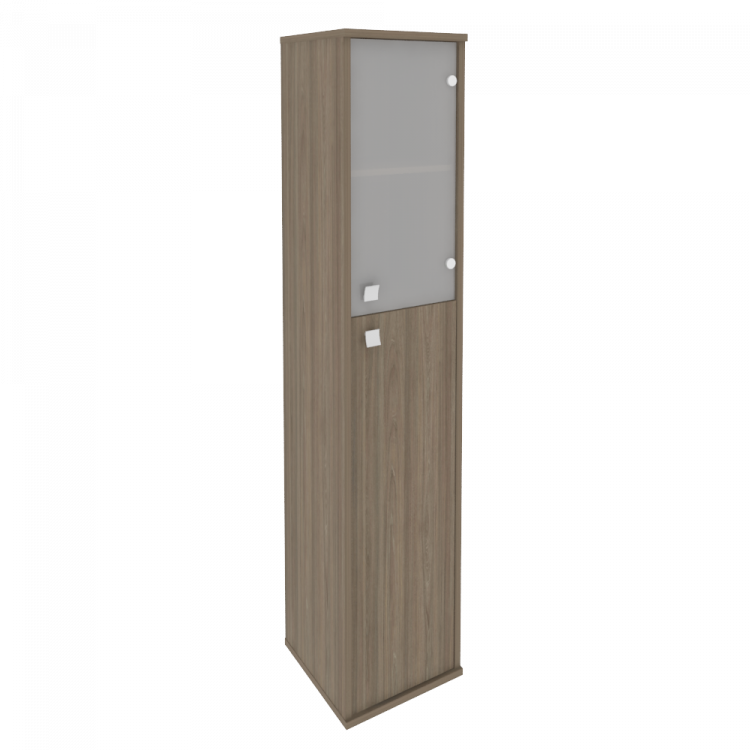 Style Шкаф высокий узкий правый Л.СУ-1.7 (R) Вяз Благородный 412*410*1980