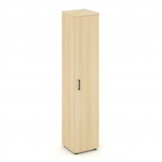 Style Project Шкаф высокий узкий унив. SN.STU.E-108 Акация Лорка/Черный Ручки 400*400*1982