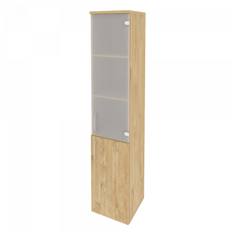 Onix Шкаф высокий узкий правый O.SU-1.2 (R) Тиквуд Светлый 400*420*1977