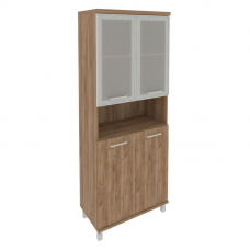 First Шкаф высокий широкий KST-1.4 R Дуб Табак 801*432*2060