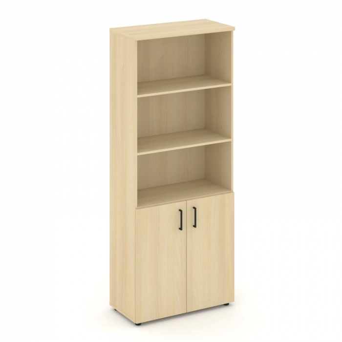 Style Project Шкаф высокий широкий SN.STS.E-101 Акация Лорка/Черный Ручки 796*400*1982