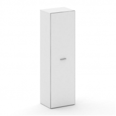 Fresco Шкаф средний высокий универсальный FR.SM-102 white Белый Бриллиант UM/Лакобель Белый/Хром 600