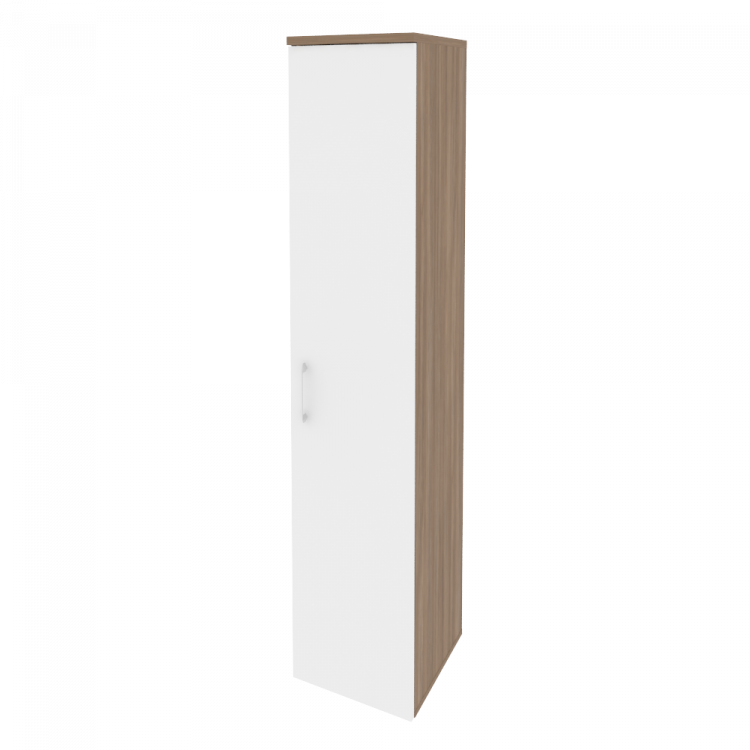 Onix Шкаф высокий узкий правый O.SU-1.9 (R) Дуб Аризона/Белый Бриллиант 400*420*1977