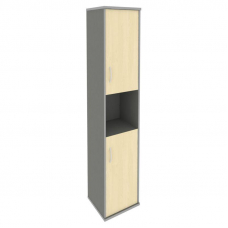 Riva Шкаф высокий узкий правый А.СУ-1.5 (R) Клен Металлик NEW 404*365*1980