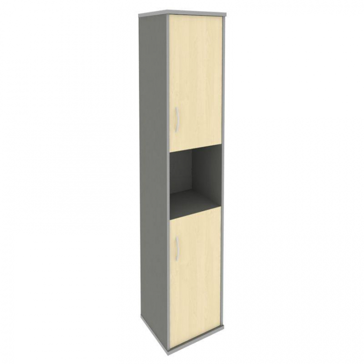 Riva Шкаф высокий узкий правый А.СУ-1.5 (R) Клен Металлик NEW 404*365*1980