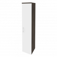Onix Шкаф высокий узкий правый O.SU-1.9 (R) Дуб Мали/Белый Бриллиант 400*420*1977