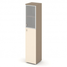Estetica Шкаф высокий узкий правый ES.SU-1.7R (R) Латте/Сатин/Сатин матовый 400*420*1977