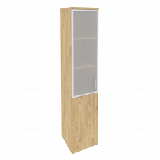Onix Шкаф высокий узкий левый O.SU-1.2 R (L) Тиквуд Светлый 400*420*1977