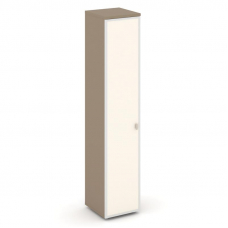 Estetica Шкаф высокий узкий левый ES.SU-1.10R (L) I Латте/Лакобель ivory 400*420*1977