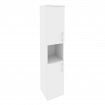 Onix Шкаф высокий узкий левый O.SU-1.5 (L) Белый Бриллиант 400*420*1977