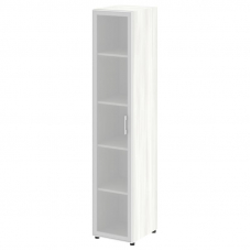 Yalta Шкаф узкий LT.SU-1.10 R (L) Снежная Патина 400*450*1987