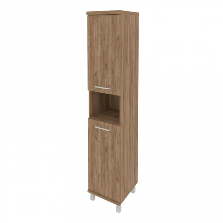 First Шкаф высокий узкий правы KSU-1.5 (R) Дуб Табак 401*432*2060