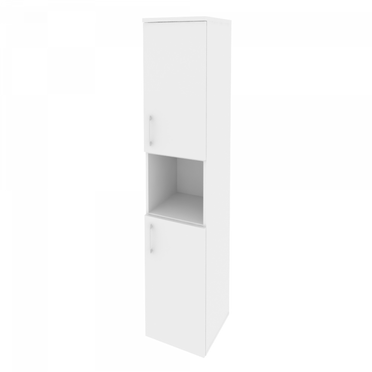 Onix Шкаф высокий узкий правый O.SU-1.5 (R) Белый Бриллиант 400*420*1977