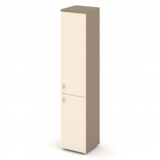 Estetica Шкаф высокий узкий правый ES.SU-1.3 (R) Латте/Сатин 400*420*1977