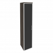 Onix Шкаф высокий узкий левый O.SU-1.10 R (L) black Дуб Мали/Стекло Black 400*420*1977