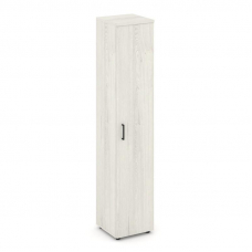 Style Project Шкаф высокий узкий унив. SN.STU.E-108 Дуб Наварра/Черный Ручки 400*400*1982