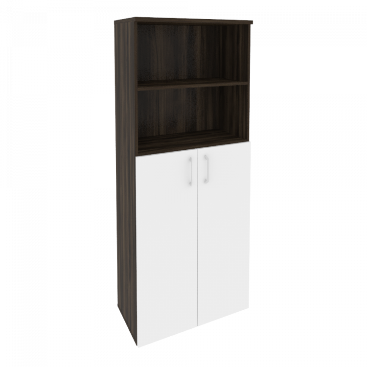 Onix Шкаф высокий широкий O.ST-1.6 Дуб Мали/Белый Бриллиант 800*420*1977