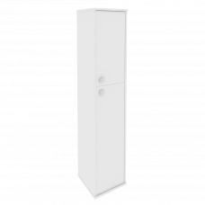 Style Шкаф высокий узкий правый Л.СУ-1.8 (R) Белый 412*410*1980