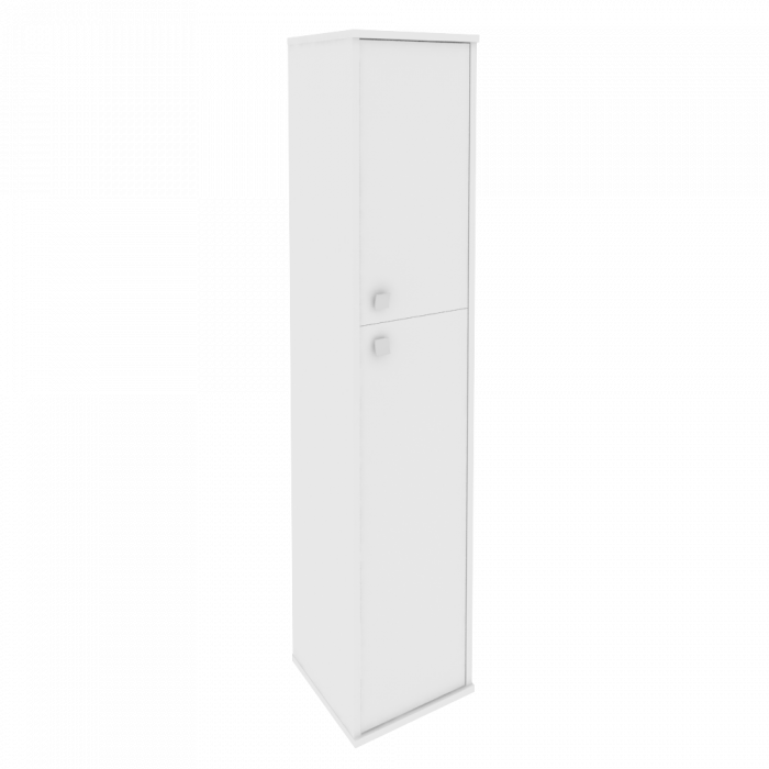 Style Шкаф высокий узкий правый Л.СУ-1.8 (R) Белый 412*410*1980