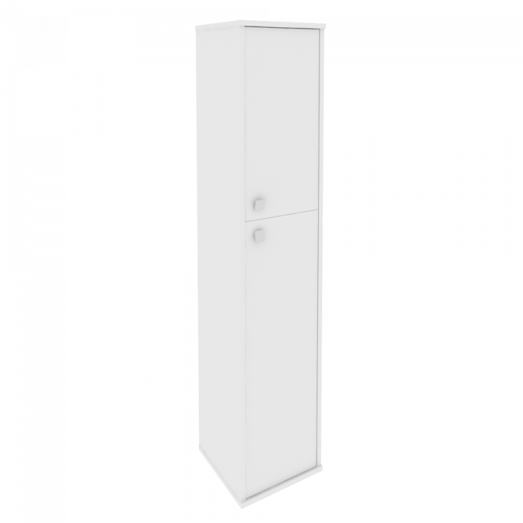 Style Шкаф высокий узкий правый Л.СУ-1.8 (R) Белый 412*410*1980