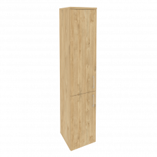 Onix Шкаф высокий узкий левый O.SU-1.3 (L) Тиквуд Светлый 400*420*1977