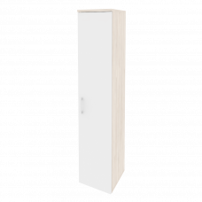 Onix Шкаф высокий узкий правый O.SU-1.9 (R) Денвер Светлый/Белый Бриллиант 400*420*1977