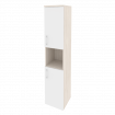 Onix Шкаф высокий узкий правый O.SU-1.5 (R) Денвер Светлый/Белый Бриллиант 400*420*1977