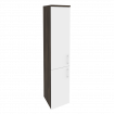 Onix Шкаф высокий узкий левый O.SU-1.3 (L) Дуб Мали/Белый Бриллиант 400*420*1977