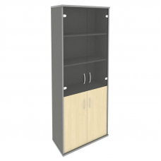 Riva Шкаф высокий широкий А.СТ-1.2 Клен Металлик NEW 770*365*1980