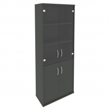 Riva Шкаф высокий широкий А.СТ-1.2 Антрацит 770*365*1980