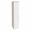 Onix Шкаф высокий узкий левый O.SU-1.3 (L) Дуб Аттик/Белый Бриллиант 400*420*1977