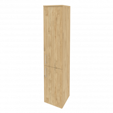 Onix Шкаф высокий узкий правый O.SU-1.3 (R) Тиквуд Светлый 400*420*1977
