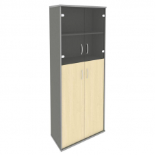 Riva Шкаф высокий широкий А.СТ-1.7 Клен Металлик NEW 770*365*1980