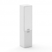 Fresco Шкаф узкий высокий левый FRU.SU-101 (L) white Белый Бриллиант UM/Лакобель Белый/Хром 450*460* Fresco Шкаф узкий высокий левый FRU.SU-101 (L) white Белый Бриллиант UM/Лакобель Белый/Хром 450*460*