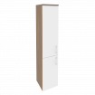 Onix Шкаф высокий узкий левый O.SU-1.3 (L) Дуб Аризона/Белый Бриллиант 400*420*1977