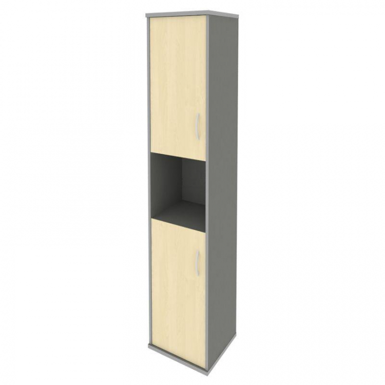 Riva Шкаф высокий узкий левый А.СУ-1.5 (L) Клен Металлик NEW 404*365*1980