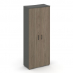 Style Project Шкаф высокий широкий SN.STS-108 Антрацит/Вяз Благородный/Черный Ручки 796*400*1982