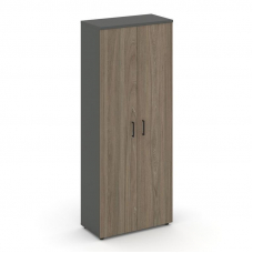 Style Project Шкаф высокий широкий SN.STS-108 Антрацит/Вяз Благородный/Черный Ручки 796*400*1982