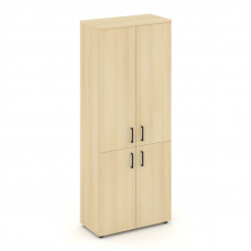 Style Project Шкаф высокий широкий SN.STS.E-104 Акация Лорка/Черный Ручки 796*400*1982