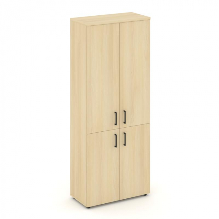 Style Project Шкаф высокий широкий SN.STS.E-104 Акация Лорка/Черный Ручки 796*400*1982