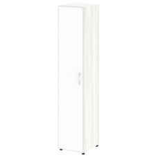 Yalta Шкаф узкий LT.SU-1.10 R (L) white Снежная Патина/Стекло White 400*450*1987