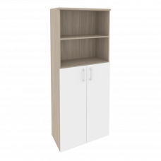 Onix Шкаф высокий широкий O.ST-1.6 Дуб Аттик/Белый Бриллиант 800*420*1977