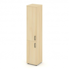 Style Project Шкаф высокий узкий SN.STU-104(L) Акация Лорка/Черный Ручки 400*400*1982