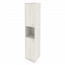 Style Шкаф высокий узкий левый Л.СУ-1.5 (L) Дуб Наварра 412*410*1980