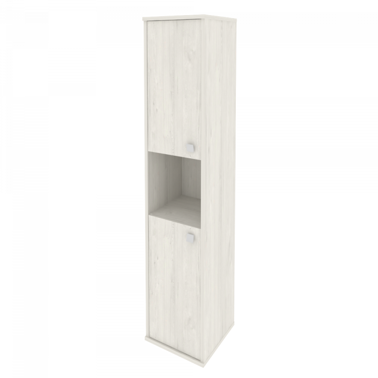 Style Шкаф высокий узкий левый Л.СУ-1.5 (L) Дуб Наварра 412*410*1980