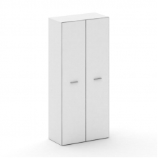 Fresco Шкаф широкий высокий FR.ST-103 white Белый Бриллиант UM/Лакобель Белый/Хром 896*460*2000